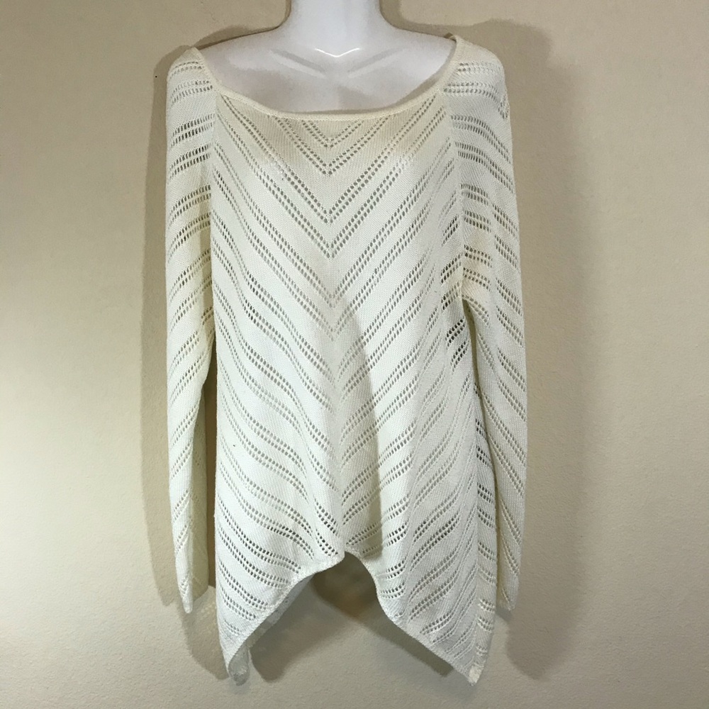 ANGL White Cardigan Knitted Throw